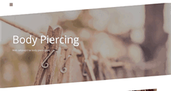 Desktop Screenshot of body-piercing.cz