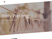 Tablet Screenshot of body-piercing.cz